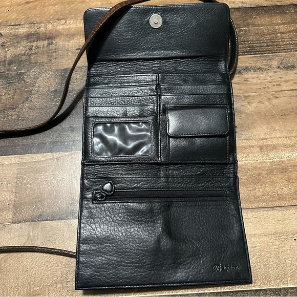 Brighton Leather Croc Embossed Crossbody - Picture 8 of 10